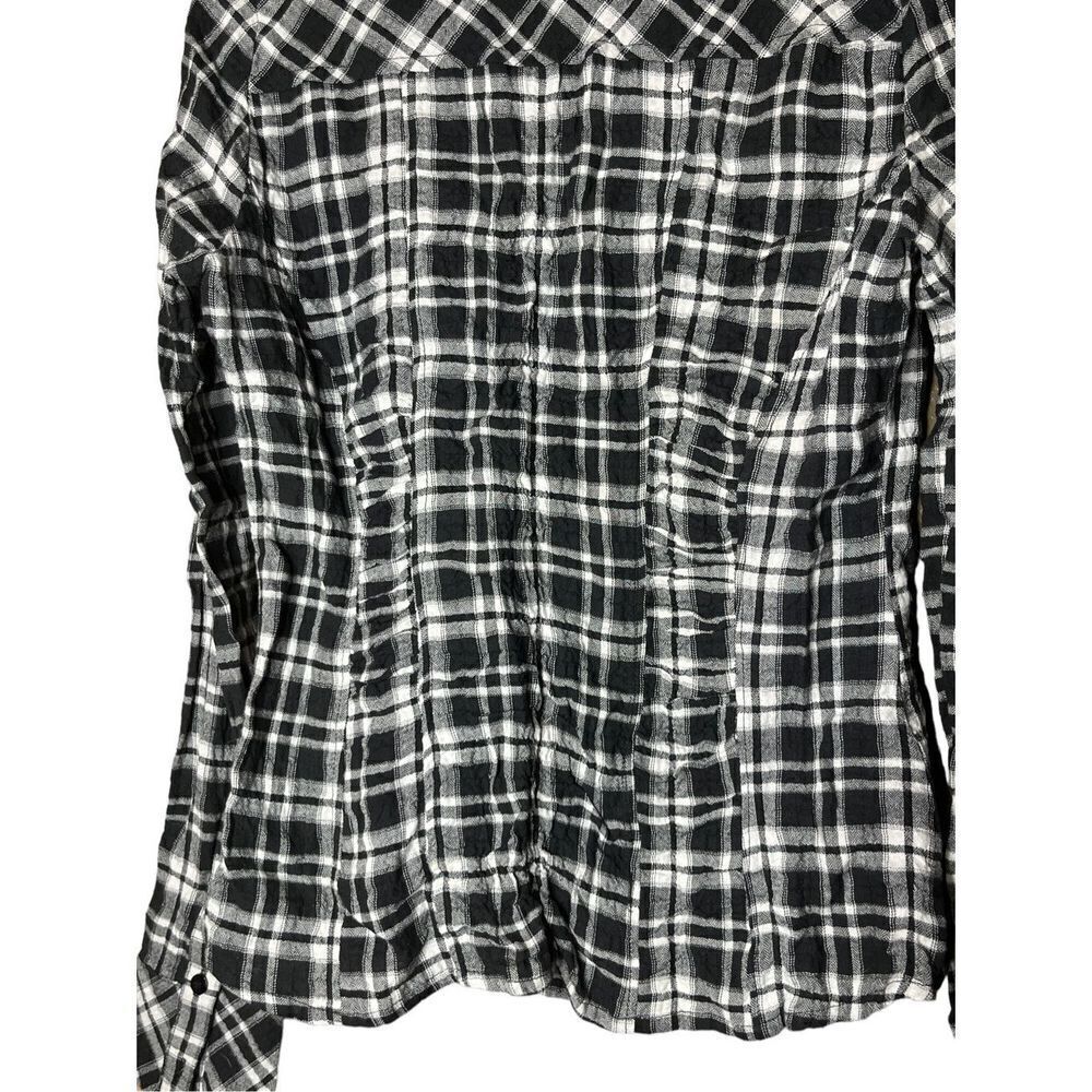Vintage Y2K Sweet Love Hot Topic Plaid Button‎ Down Shirt Size Small - Picture 11 of 11